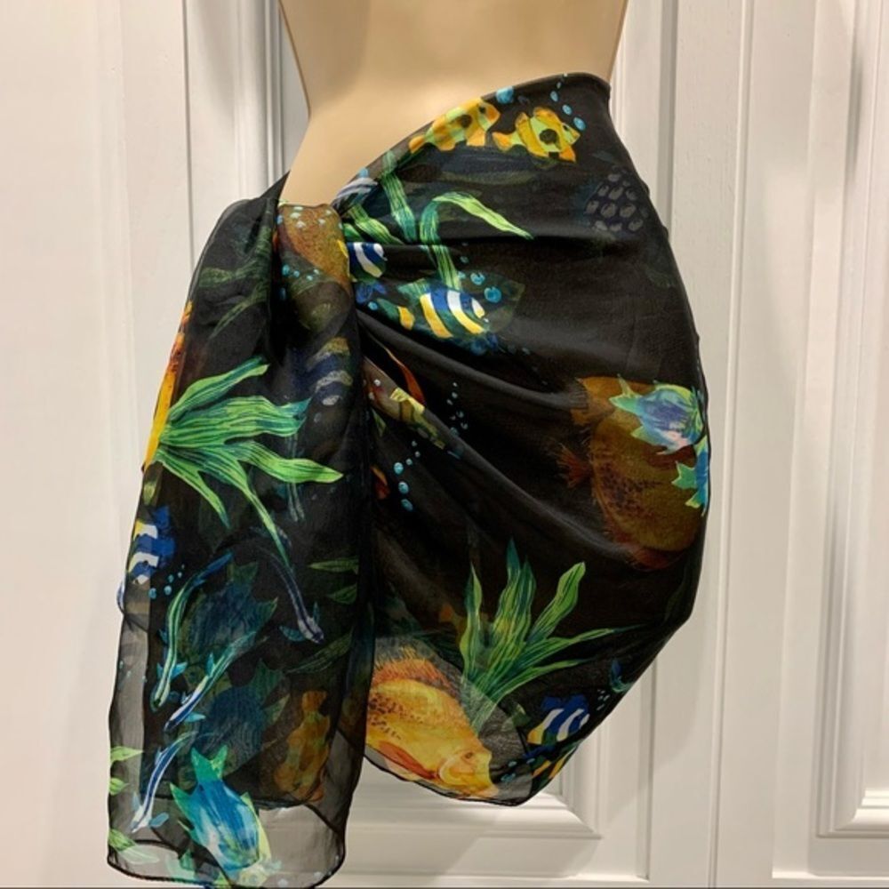 Cejon‎ Beach Wear Wrap Scarf Coverup
